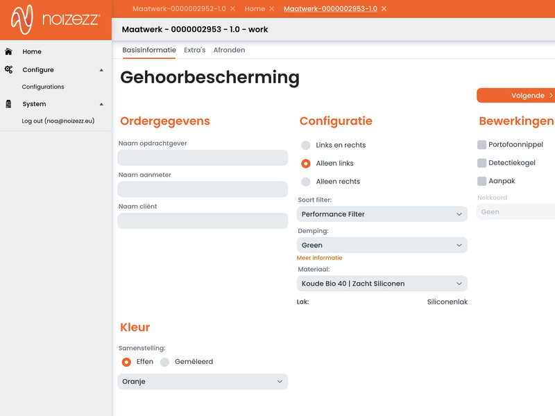 NOIZEZZ lanceert online bestelportaal voor audiciens